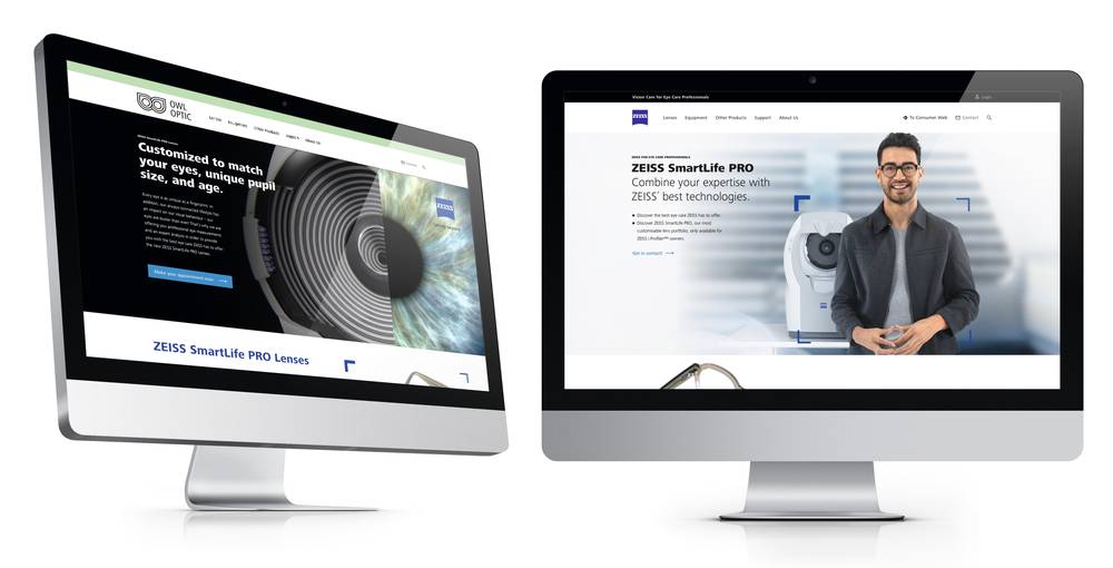 ZEISS instruments on screen